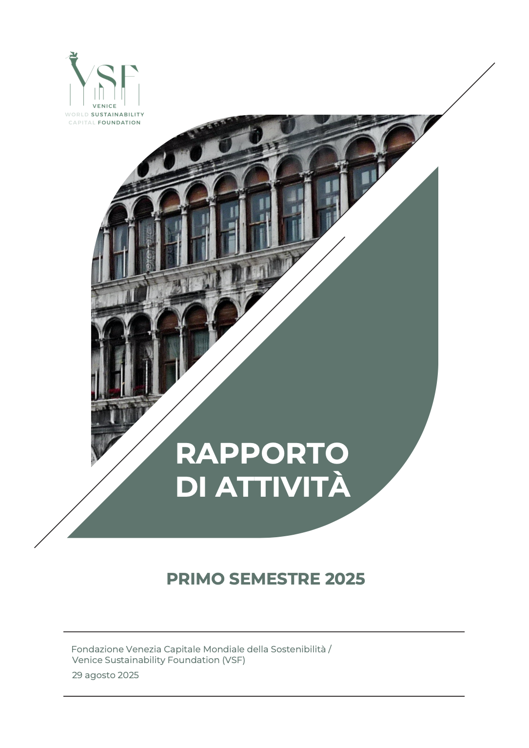 Pubblicato il Rapporto di Attività del primo semestre 2025