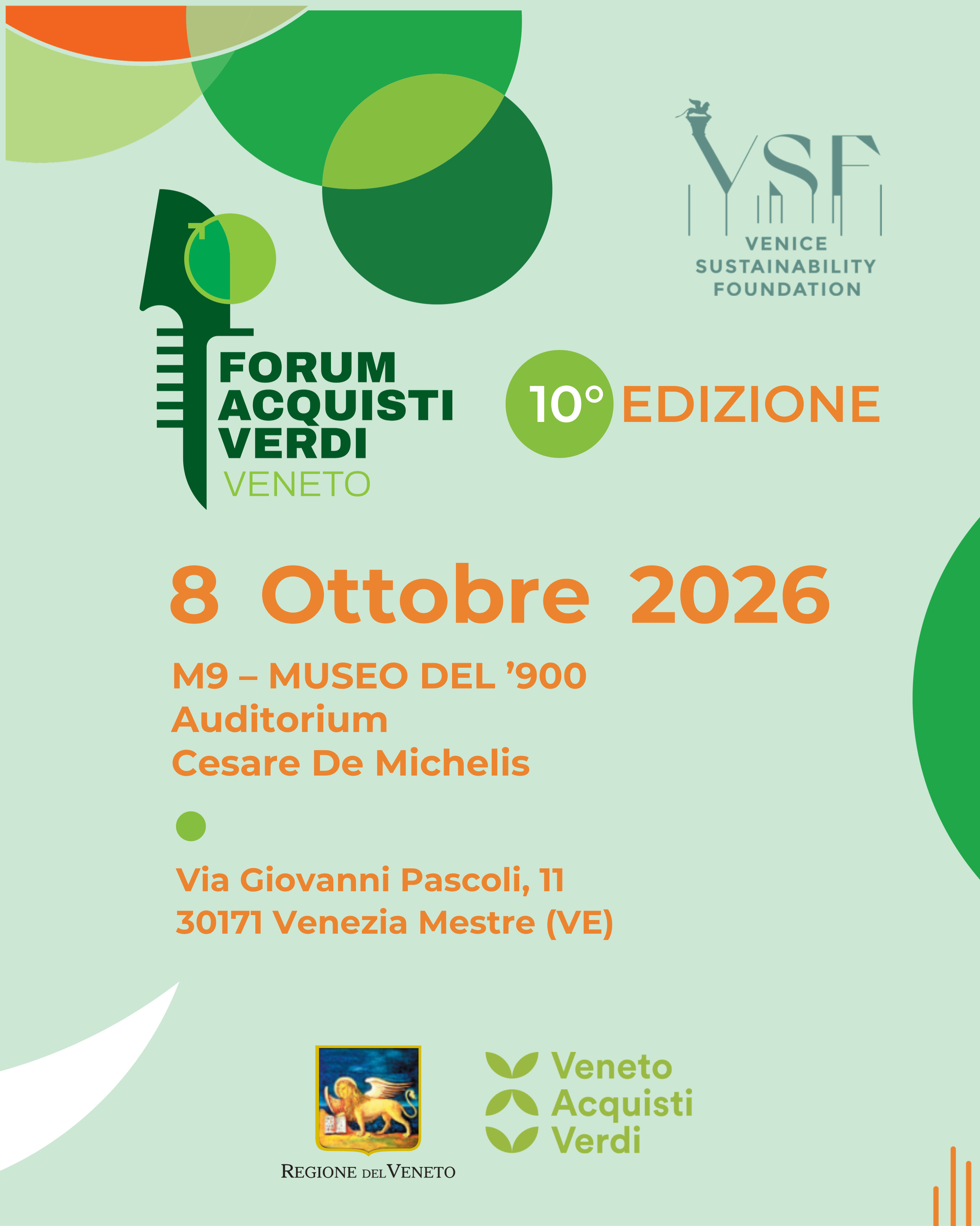 The 10th edition of Forum Acquisti Verdi Veneto kicks off on October 8