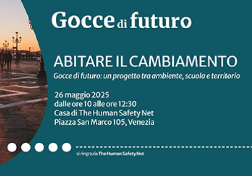 Giovani e ambiente: VSF è partner dell’evento finale di “Gocce di futuro”