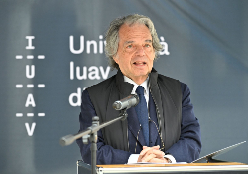 IUAV inaugura il restauro dell'ex convento delle Terese alla presenza di Renato Brunetta