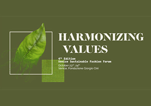 “Harmonizing Values” – 4° edizione del Venice Sustainable Fashion Forum | Side event BS25